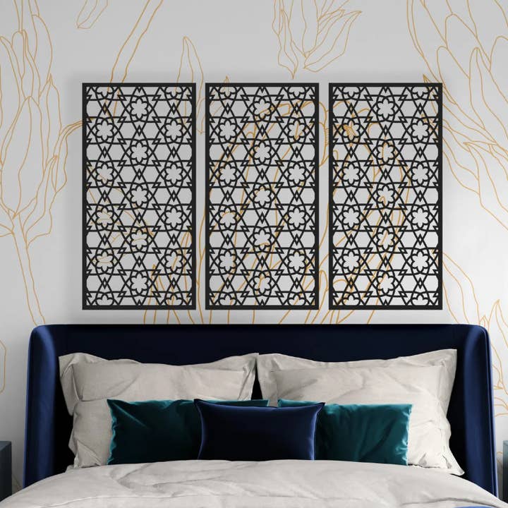 Kant-geïnspireerd Arabisch raamontwerp voor rustieke woninginrichting voor wholesale door LaMaisonBerbere