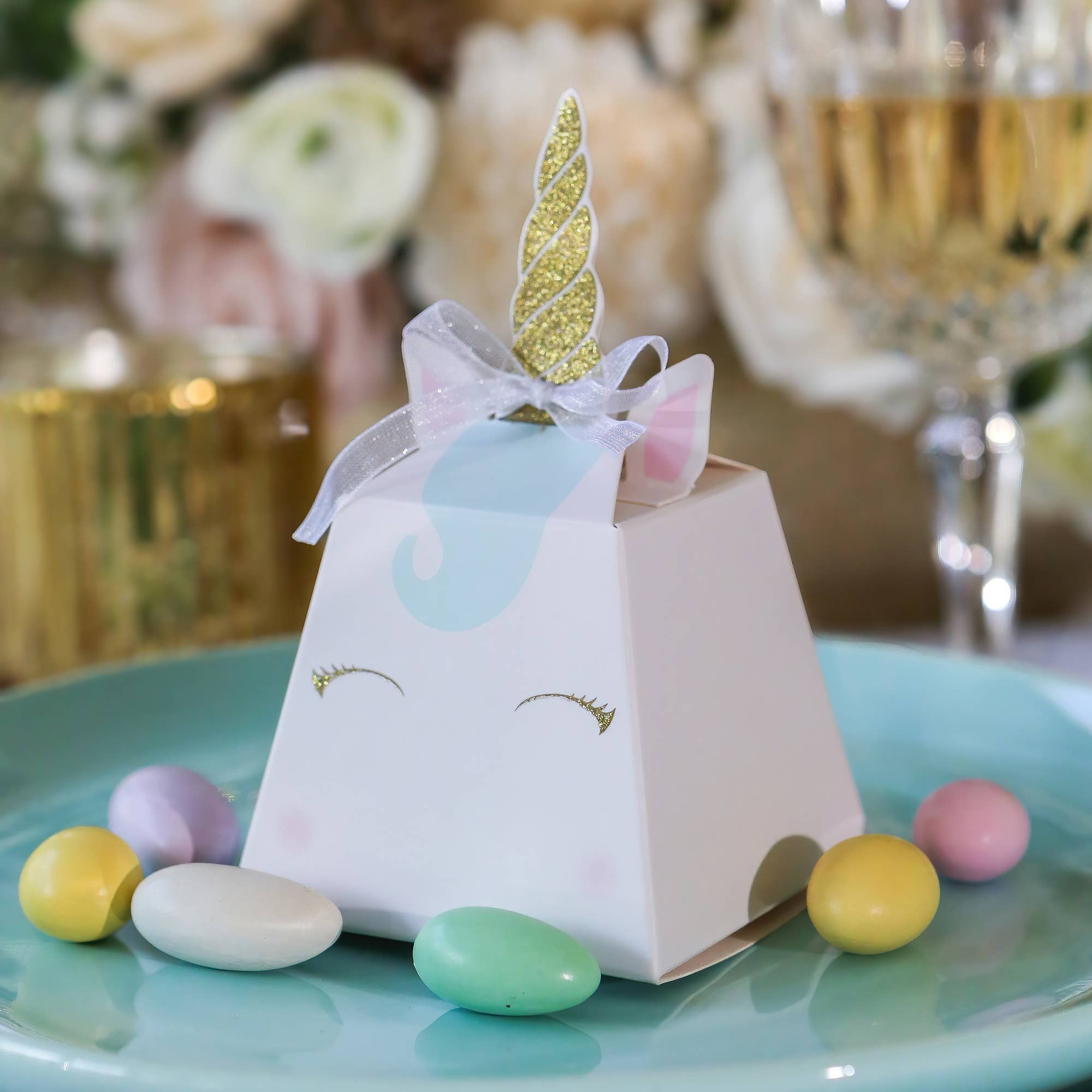 Kate Aspen - Wholesale Party Favor Bag/Box - Unicorn Favor Box (Set of 12)1
