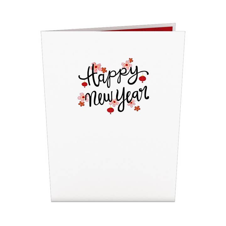 Lovepop Cards - Wholesale New Year's Card - Lunar New Year Cherry Blossom 5''x7'' Card, Pop-Up Cards4