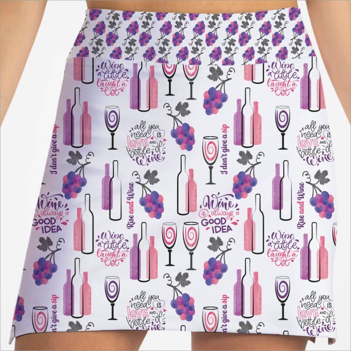 GAGNEZ TOUJOURS JUPE-SHORT IMPRIMÉE pour la vente par Skort Obsession LLC