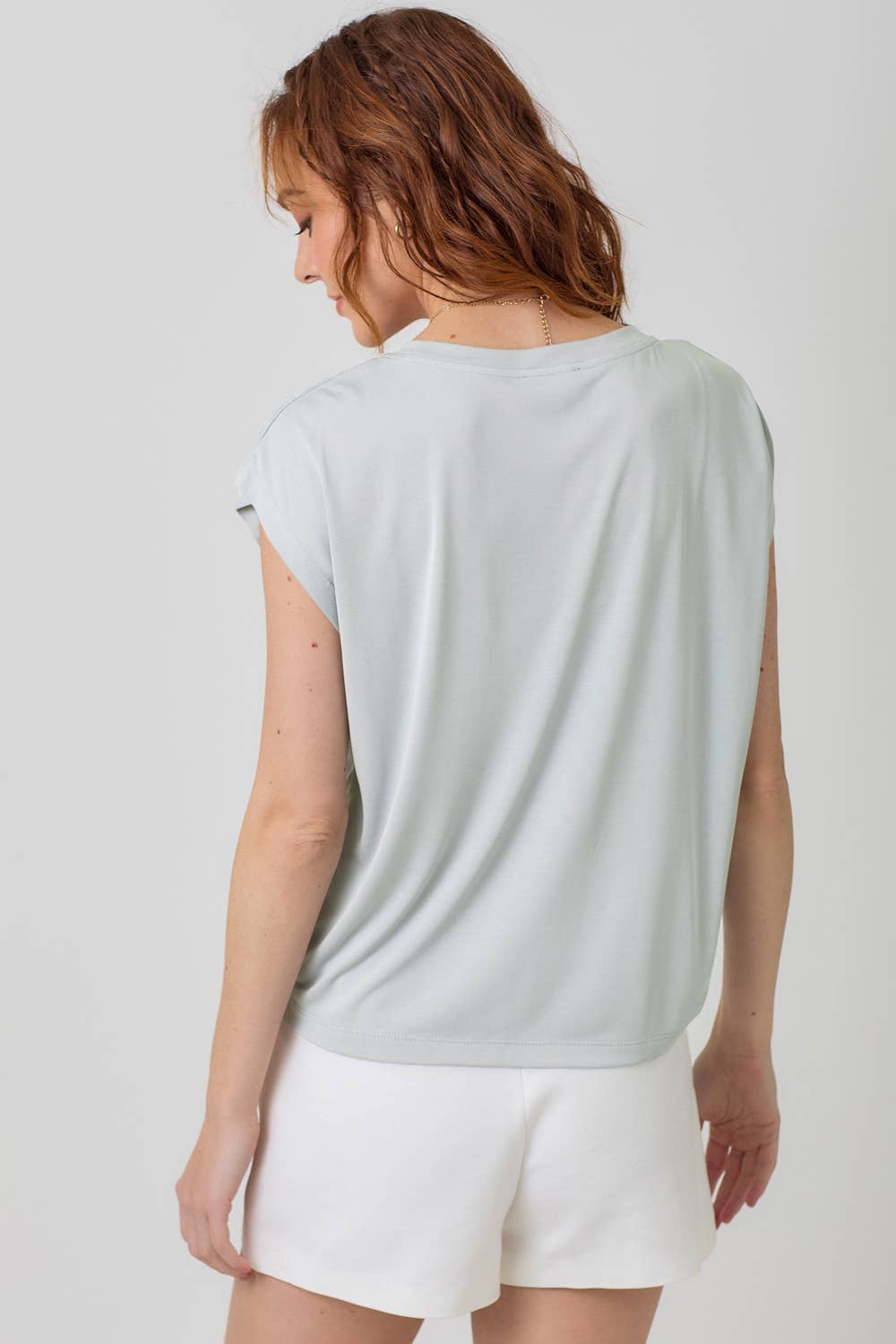 Mystree - Wholesale Knit Top - Women's - 20020 Front Ruche Modal Top 48