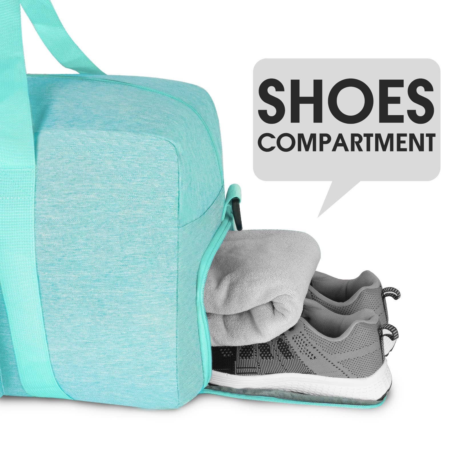 wandf - Wholesale Weekender bag – Unisex - Foldable Large Bulk Duffle Bag 24" With Shoe Compartment20