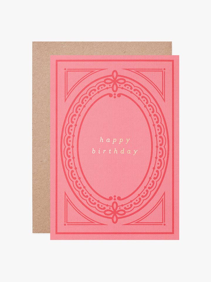 Happy Birthday Greeting Card | Vintage Card For Book Lover for wholesale by Another Loop