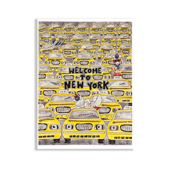 KAHRI - Wholesale Everyday Greeting Card - Welcome to New York Glitter Card