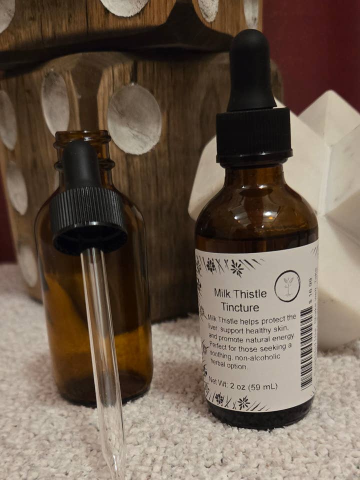 Teinture/Glycérine de Chardon-Marie pour la vente par Radiant Roots Herbs and Wellness