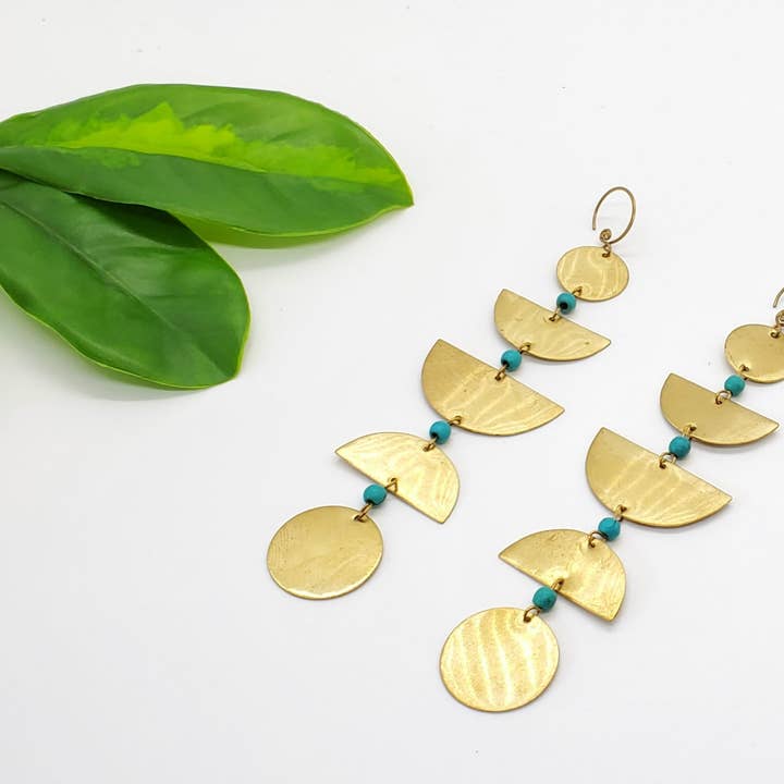 Moon Phase oorbel voor wholesale door Baizaar