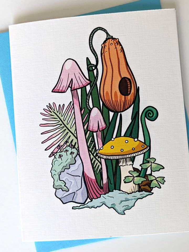 Cartes de correspondance Gourde Luxuriante pour la vente par Jacquelyn Turner Art