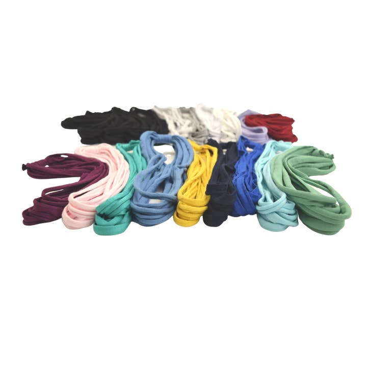 Shreds + rerope - Wholesale Fashion Headband - Women's - Bela Band Band Headbands - Essential Solids Asst. 20-Pk6