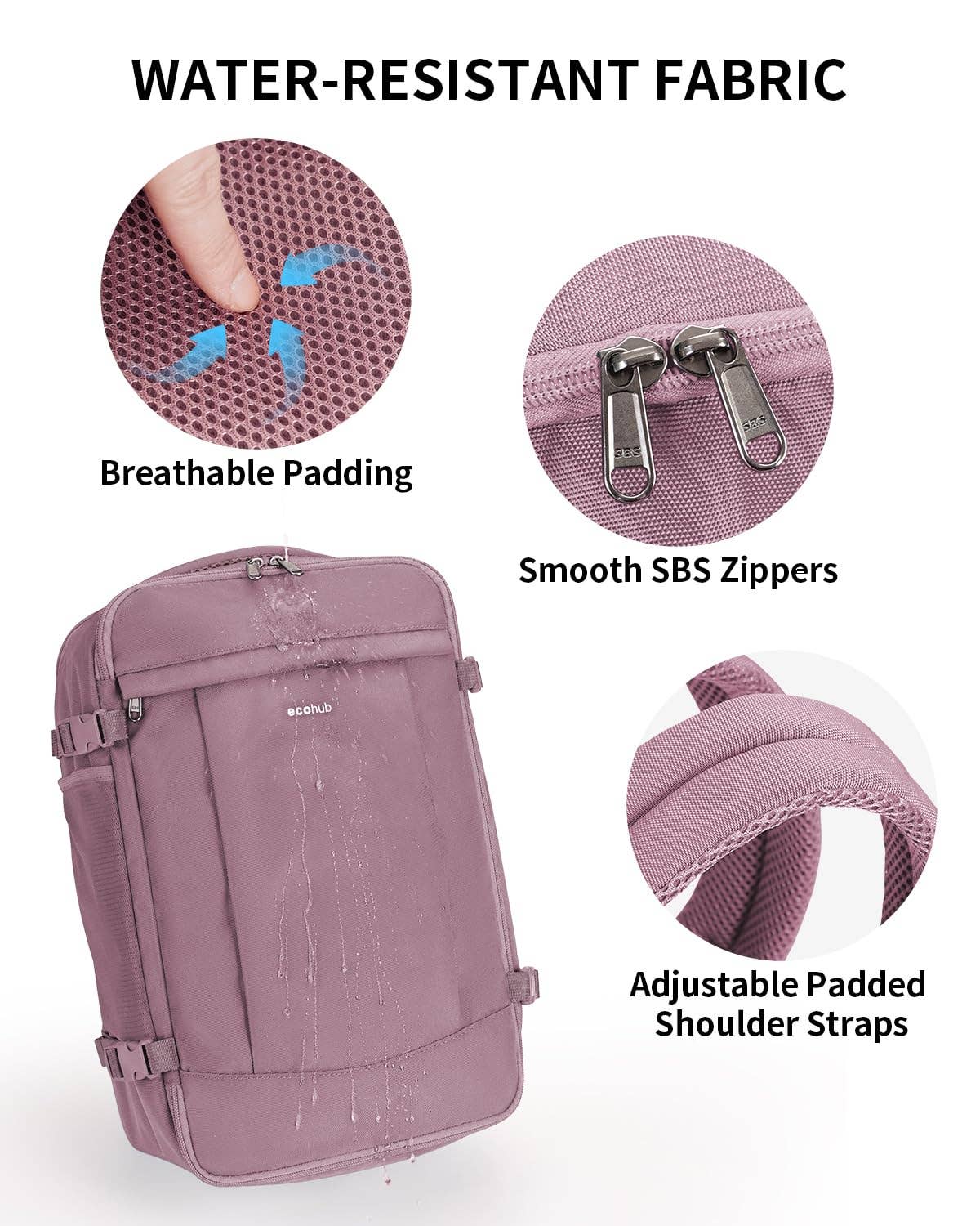 wandf – wholesale Resväskor – wandf 20L kabinväska ryggsäck för handbaggage, vattentålig23