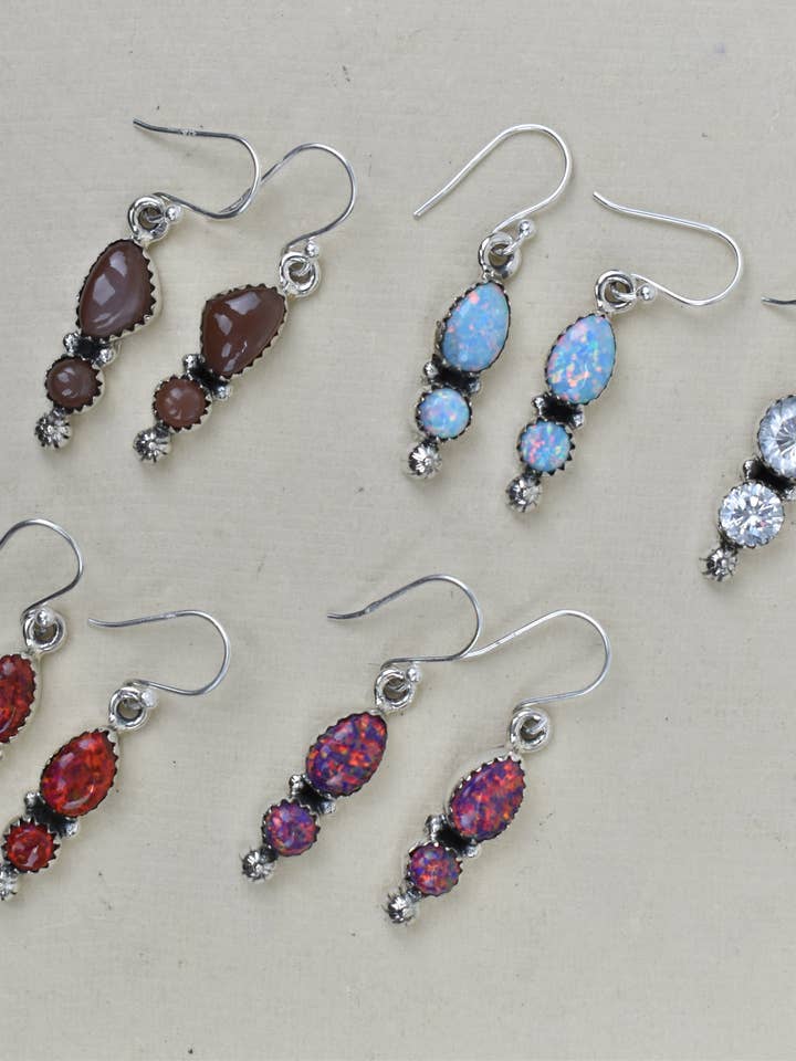 Orecchini in argento Sterling anti Up per la vendita all'ingrosso da parte di Krush Kandy