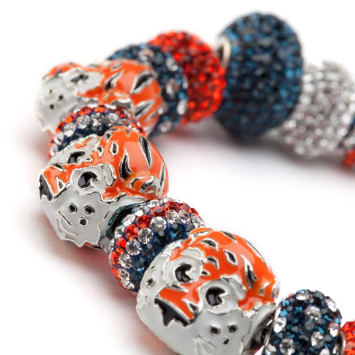 Stone Armory - Wholesale Individual Charm/Pendant - Auburn Bead Charm - Aubie Tiger3