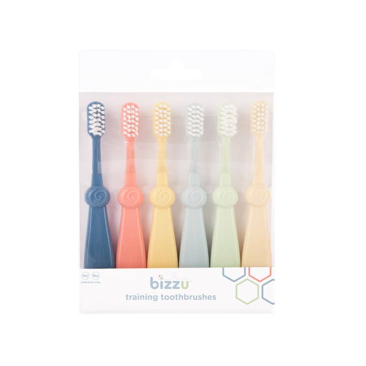 Bizzu - Wholesale Toothbrush - Kids & Baby - Training Toothbrush, 6 Pack