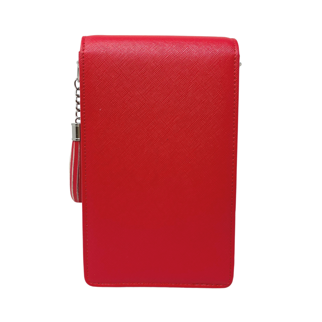 YOUZEY - Wholesale Crossbody Bag - Women's - Phone Crossbody Bag Saffiano Leather  with Fringe Tassle17