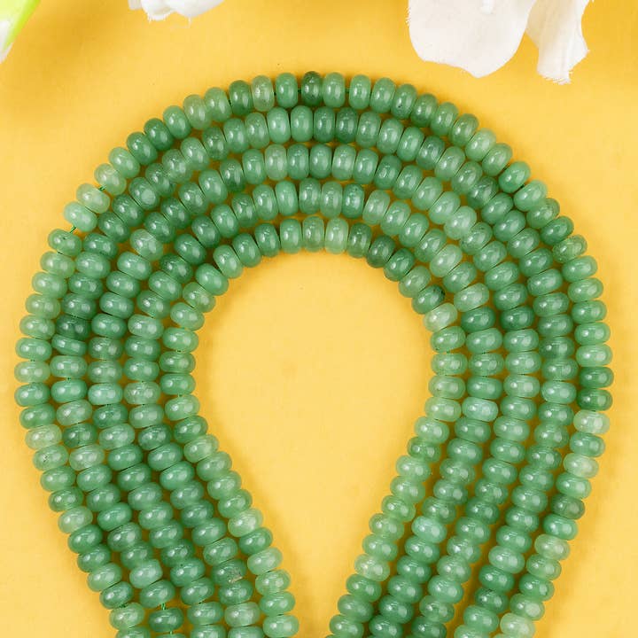 Soothing Crystals Beads - Wholesale Beads - Rondelle Crystal Beads | Green Aventurine | Gemstone Beads 2