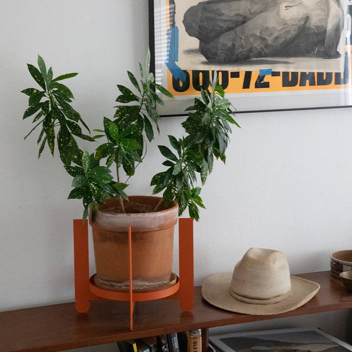 Upton - Wholesale Plant Pot Stand - PALLA - Burnt Orange | Plant Stand3