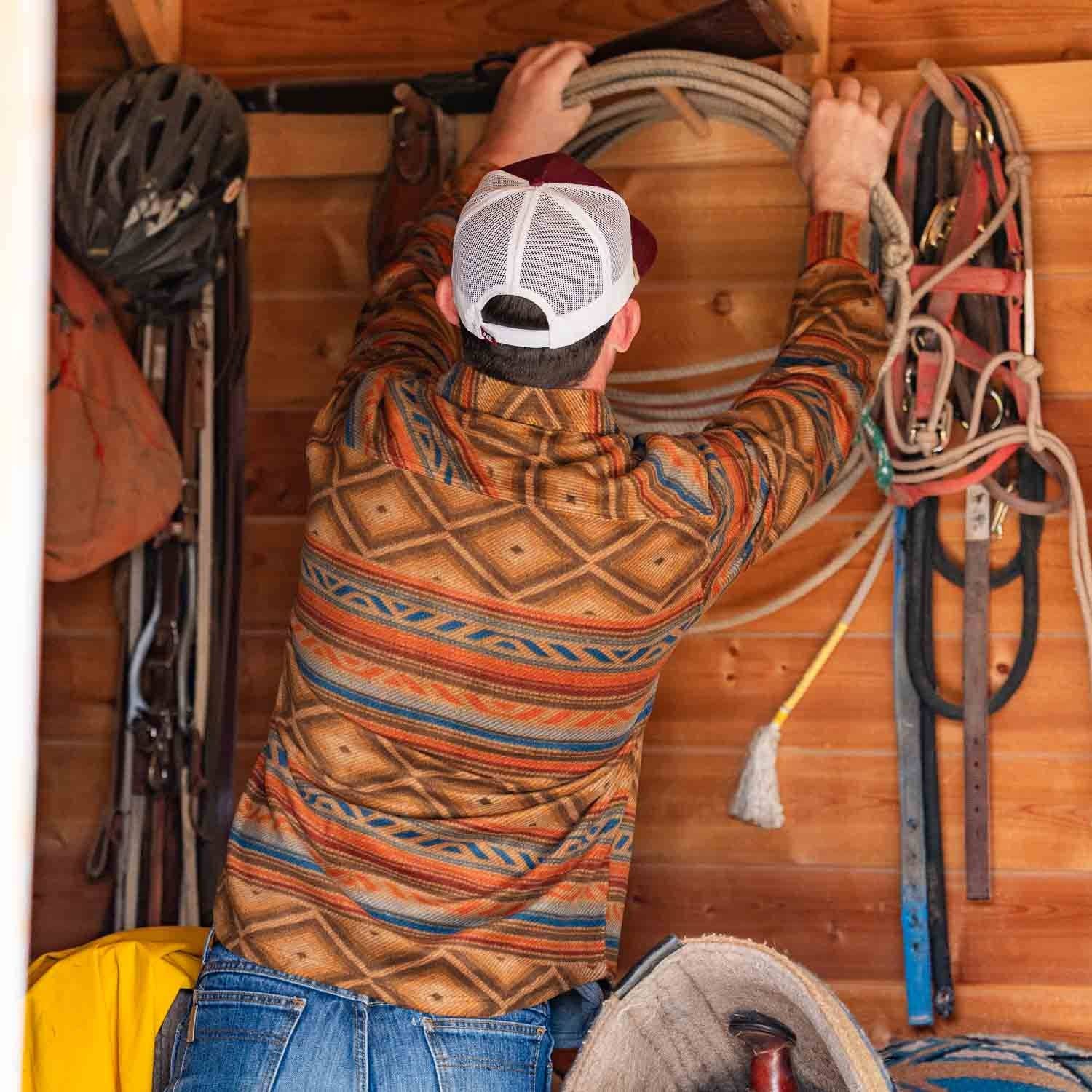 American Cattle Co - Wholesale Shirt Jacket/Shacket - Men's - Desperado Polar Fleece8