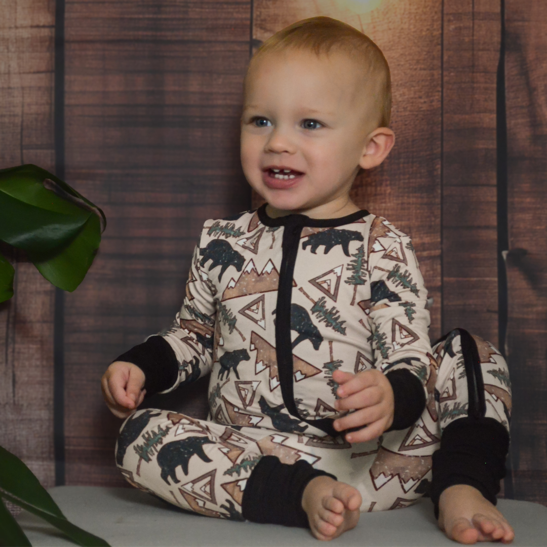 Rocky Ridge Dormeur Bébé en Bambou – Pyjama Une-Pièce Doux et Respirant en vente sur Faire5