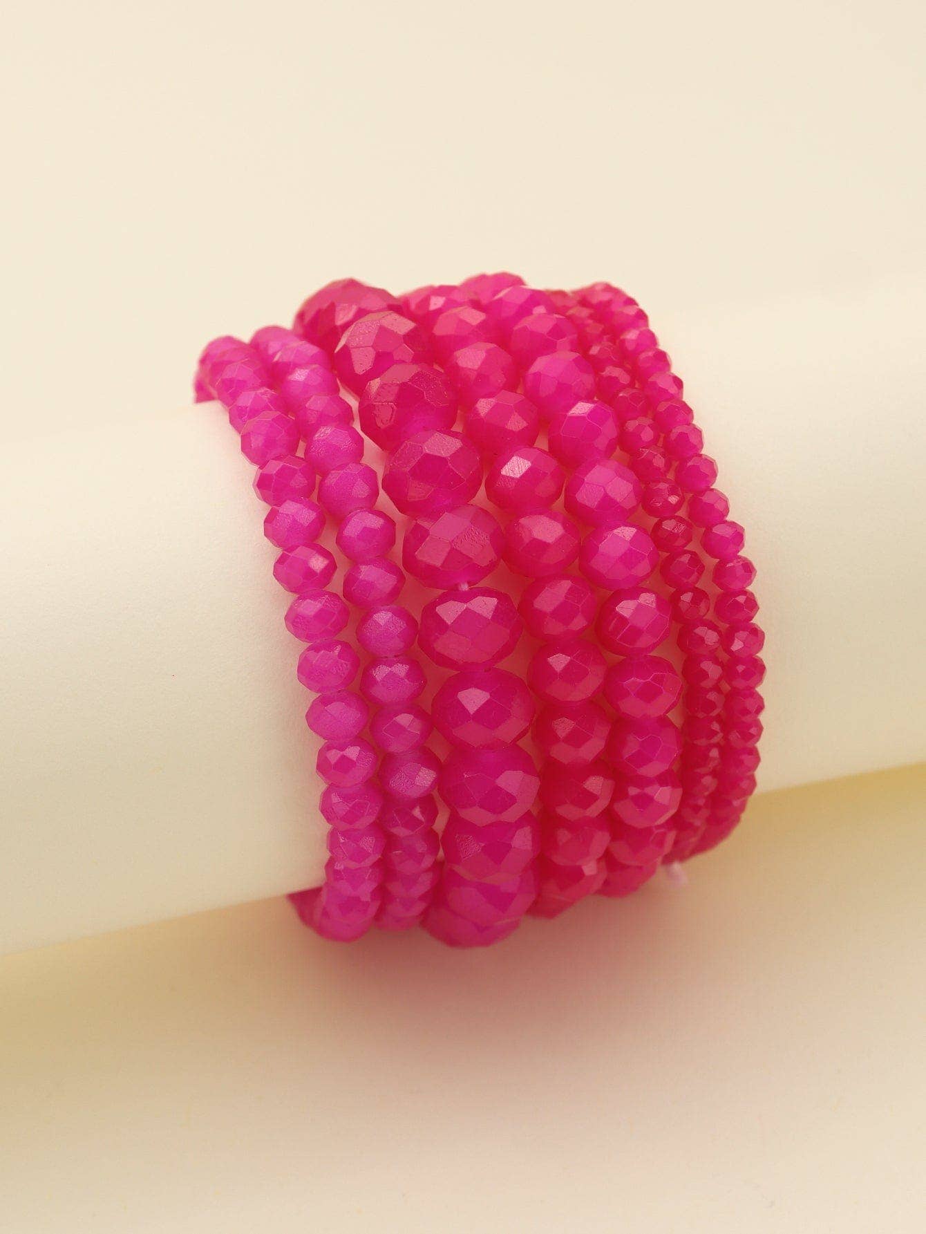 MiMi Wholesale - Wholesale Jewelry Set - CB2177 7 Piece Glass Beaded Bracelet Jewelry Set11