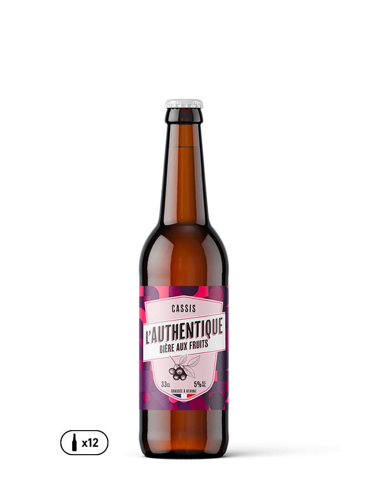 The authentic - Cassis 12 x 33cl for wholesale by Brasserie de France
