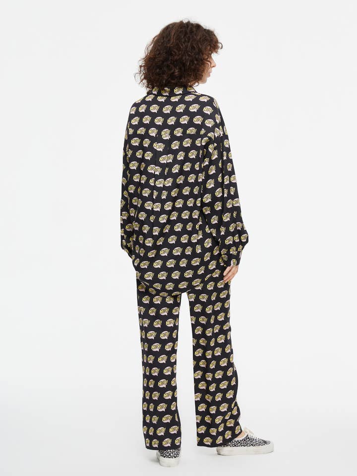 'Hey' Silk Pajama Pant for wholesale by Urlazh