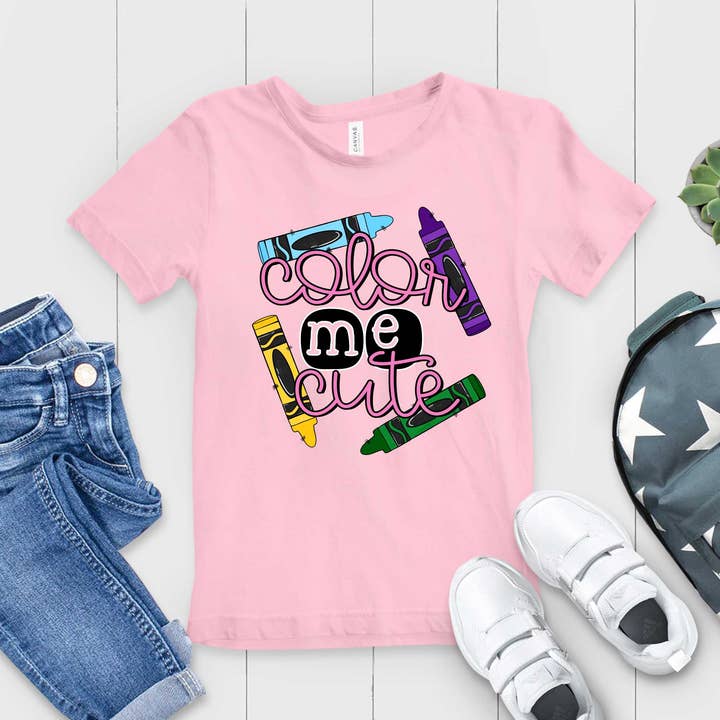Color Me Cute - Graphic Tee for wholesale by Jasie Blanks