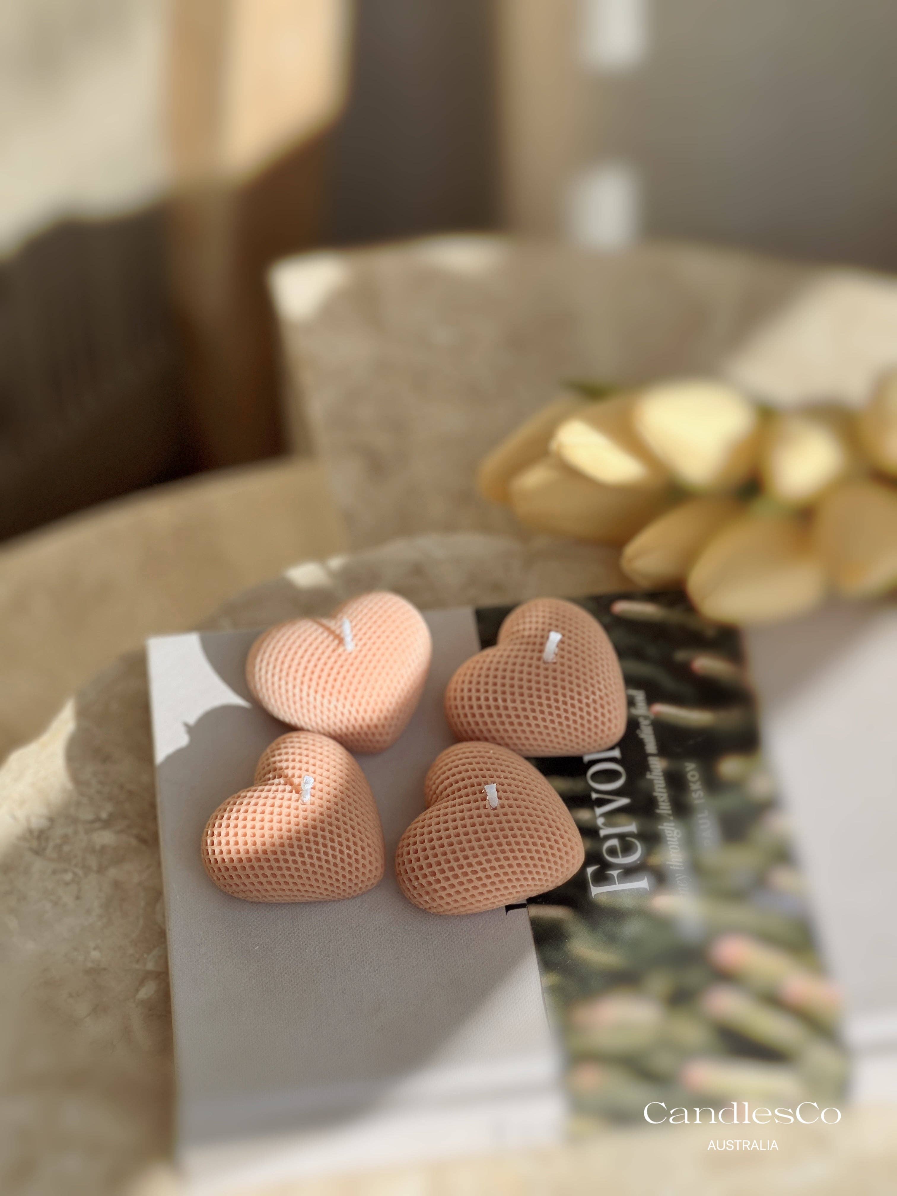 CandlesCo Australia - Vente Bougies originales - Bougie Cœur en Cire de Soja9