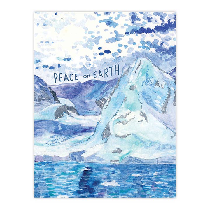 Yardia - Wholesale Christmas Card - Peace on Earth Christmas Card - Antarctica Holiday Card