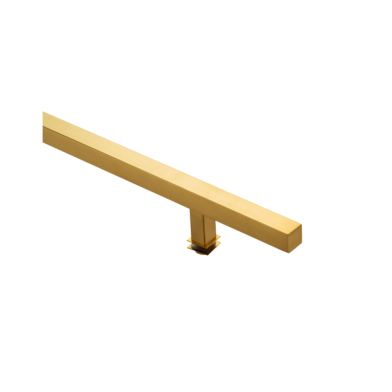 PRIMA DECORATIVE HARDWARE INC - Vendita all'ingrosso Manopola/pomello - Maniglia per Porta Quadrata 18" Lato Singolo Acciaio Oro3