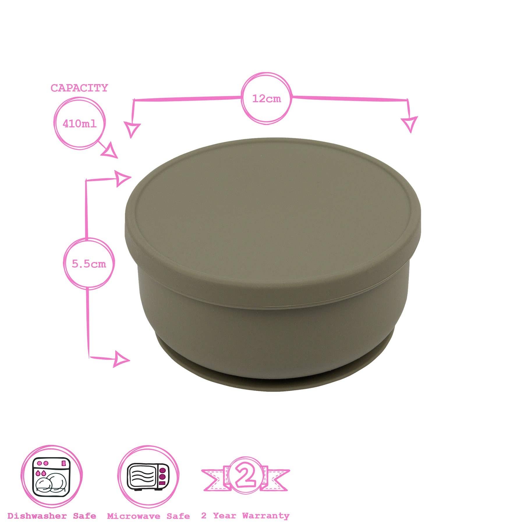 Rinkit Ltd - Wholesale Bowl - Kids & Baby - Baby Silicone Suction Bowl with Lid - By Tiny Dining7