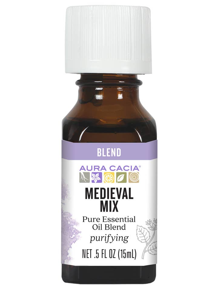 Purifying Medieval Mix Essential Oil Blend 0.5 Fl Oz for wholesale by Aura Cacia