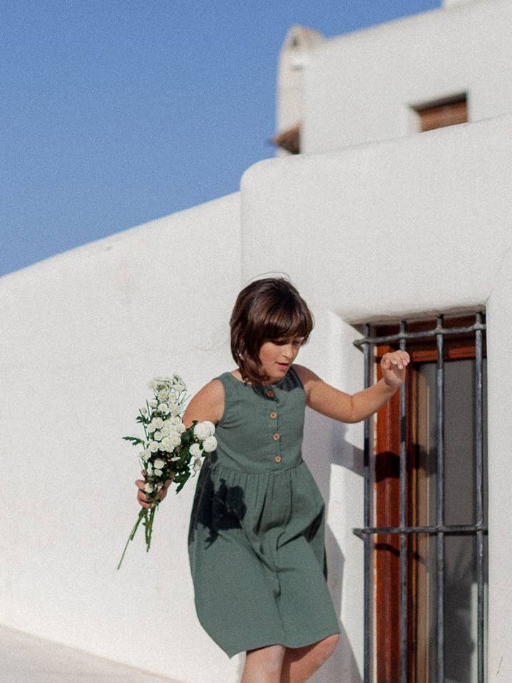 Edlin Dress Green for wholesale by Tiralahilacha