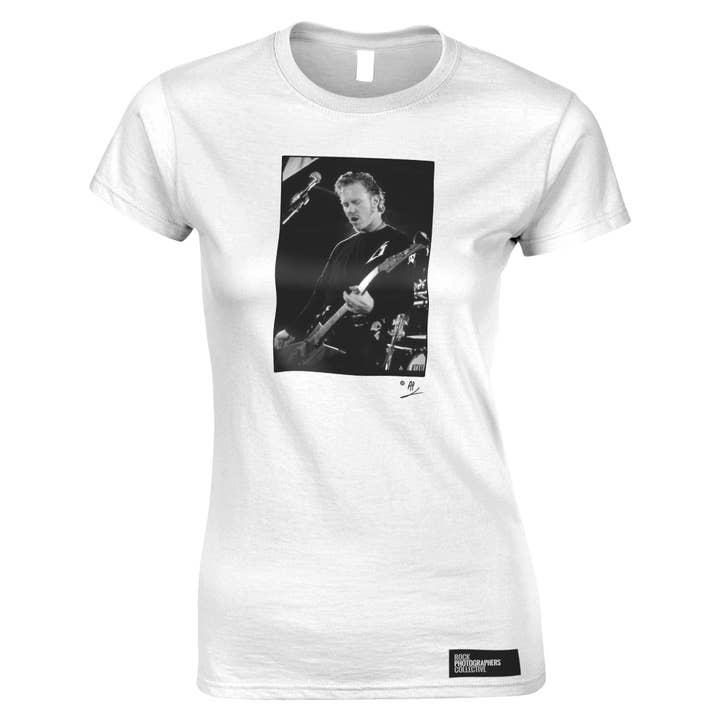 Rock Photographers Collective – Großhandel T-Shirt (Grafikdruck) – Damen – James Hetfield Damen T-Shirt Metallica2
