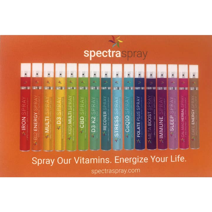 SpectraSpray Global - Wholesale Oral Supplement/Vitamin - Oral Spray Vitamin Starter Kit with Display (12 units)18