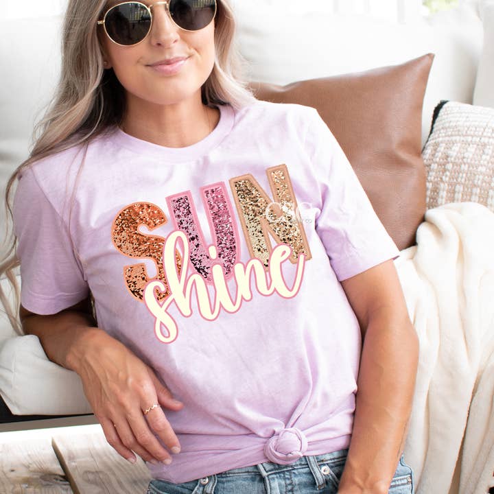 SUN Shine-Faux Sequins/Embroidery for wholesale by Circus Threads LLC