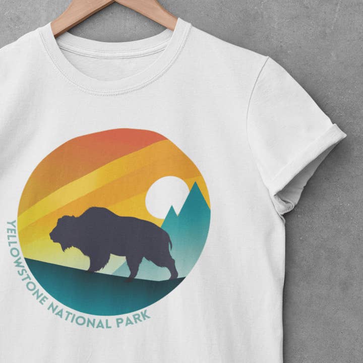 Yellowstone Nationalpark unisex T-shirt for engroshandel hos Wander Trails