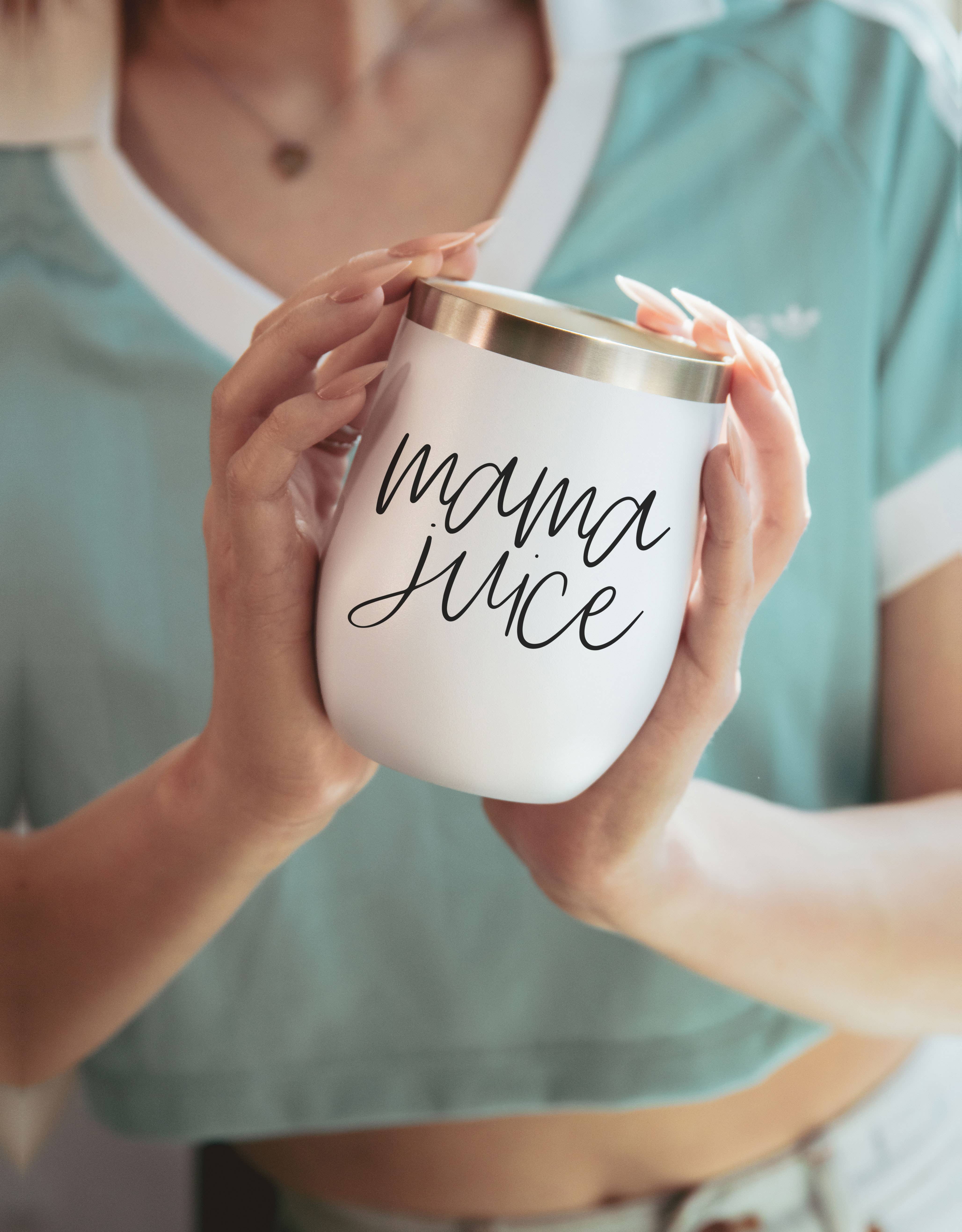 Gia Roma – wholesale Isolerade dryckesvaror – Mama Juice | Roliga vinglas med lock, isolerad tumlare