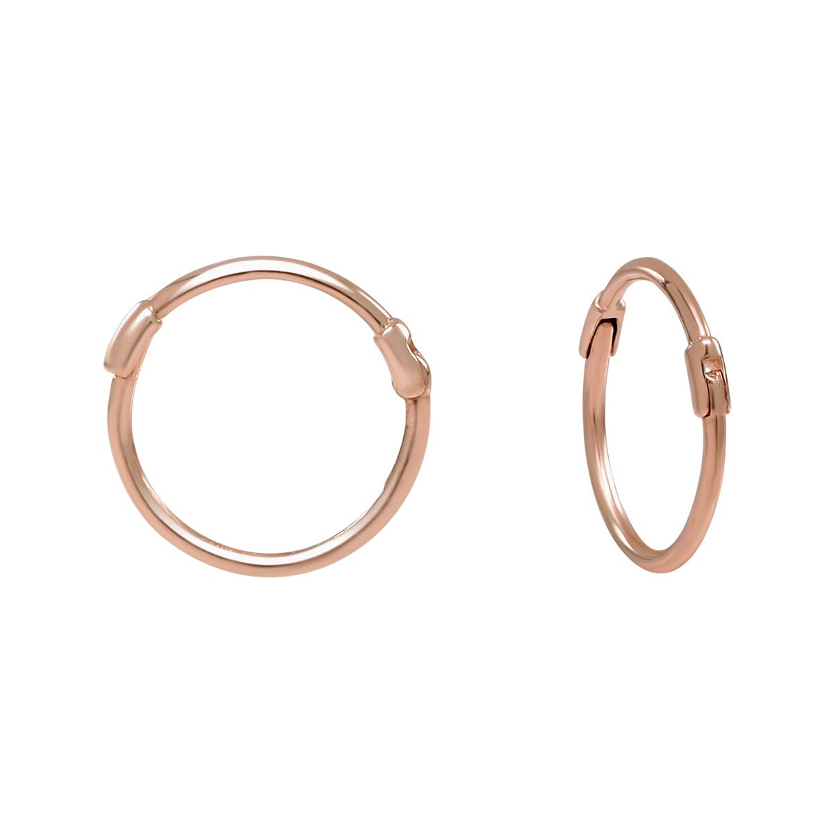 Ofina Jewelry - Wholesale Huggie Earrings - 10k Solid Gold Thin Huggie10
