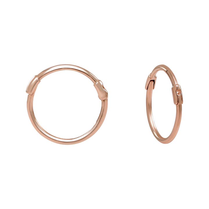 Ofina Jewelry - Wholesale Huggie Earrings - 10k Solid Gold Thin Huggie10