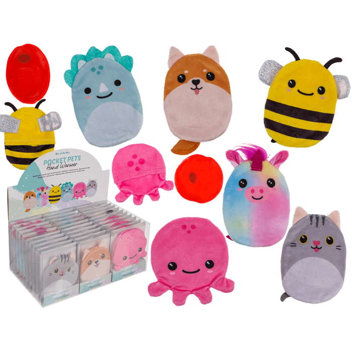 Out of the blue KG - Wholesale Hand Warmer - Hand warmer with plush cover,0