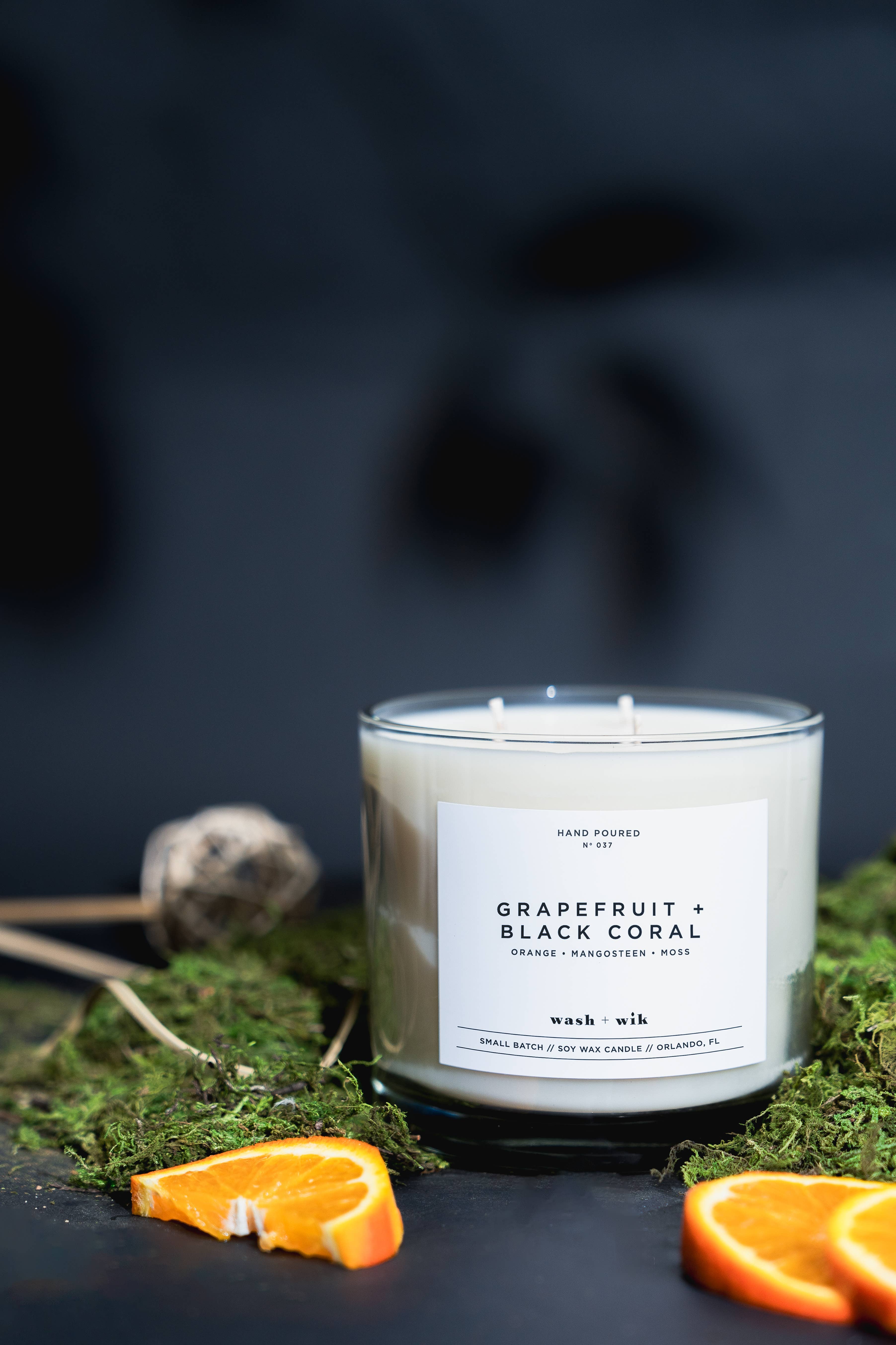 Wash and Wik - Wholesale Jar/Filled Candle - 3 Wick - 35oz Vessel - 2 Pound Soy Wax Candle by Wash + Wik38