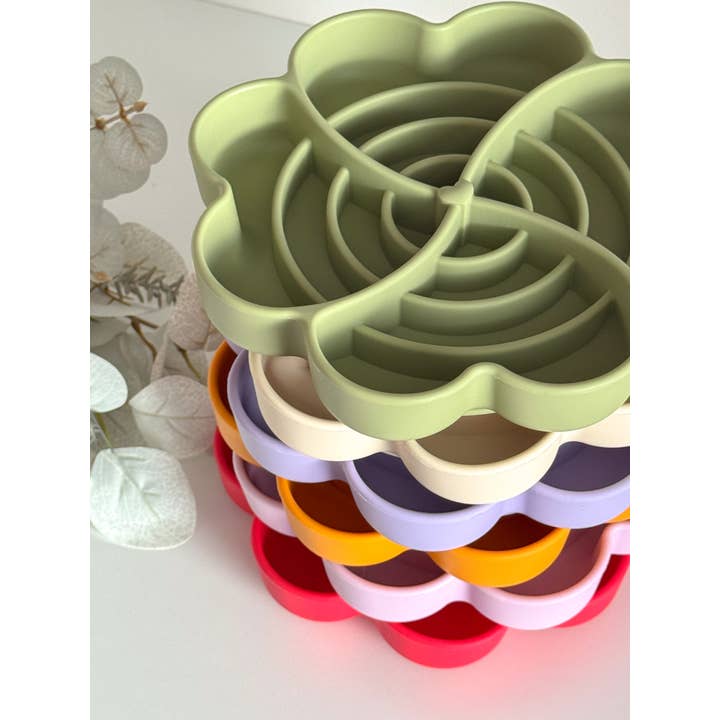 Doggotique - Wholesale Pet Bowl - Cat/Dog - Bloom Slow Bowl, dog feeding bowl, pet feeding mat2