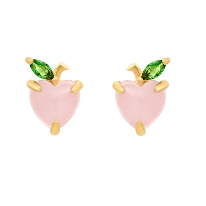 Girls Crew - Wholesale Stud/post earrings - Peach Studs