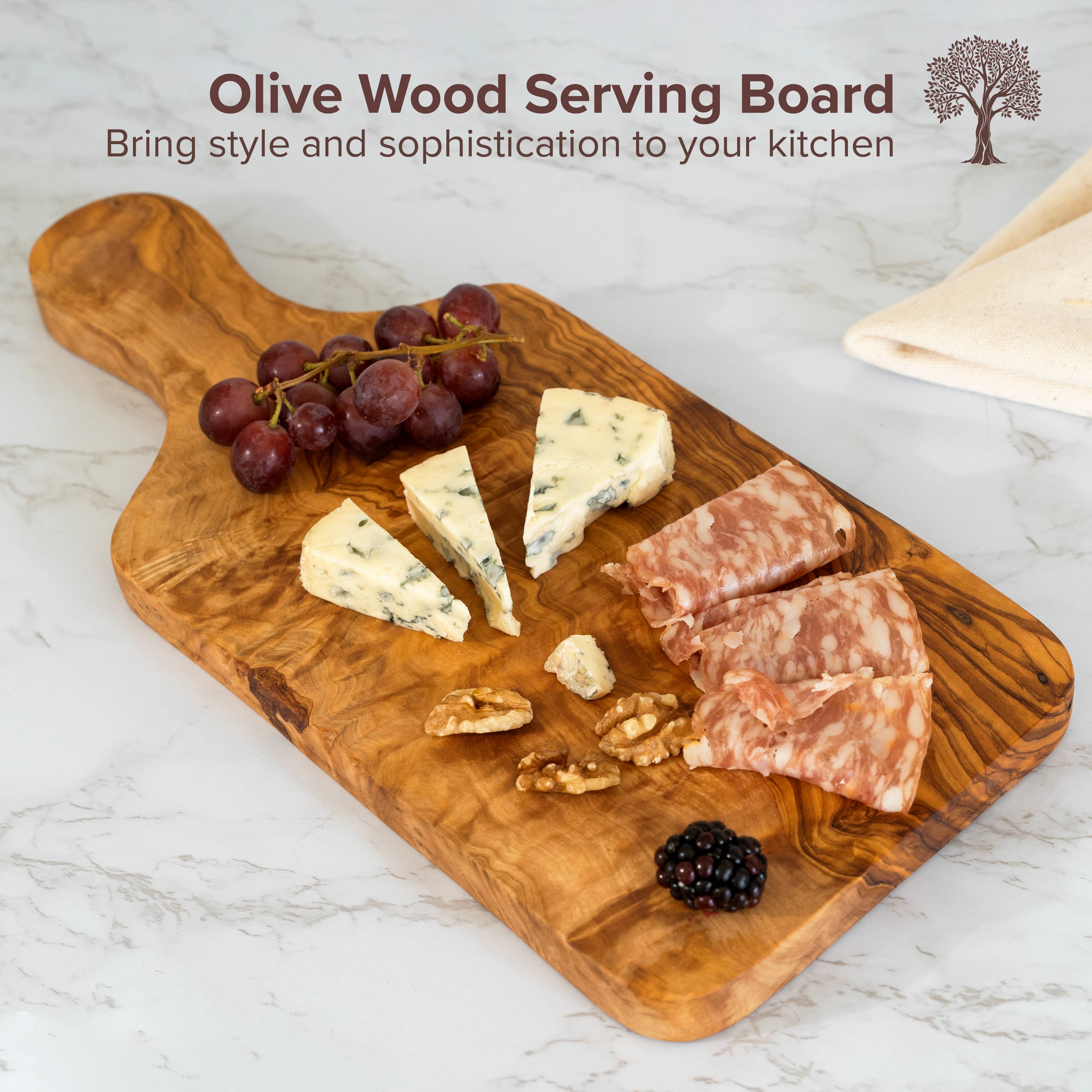 Next Day Shop - Wholesale Cutting Board - Olive wood cutting board, cheese board, wood chopping board0