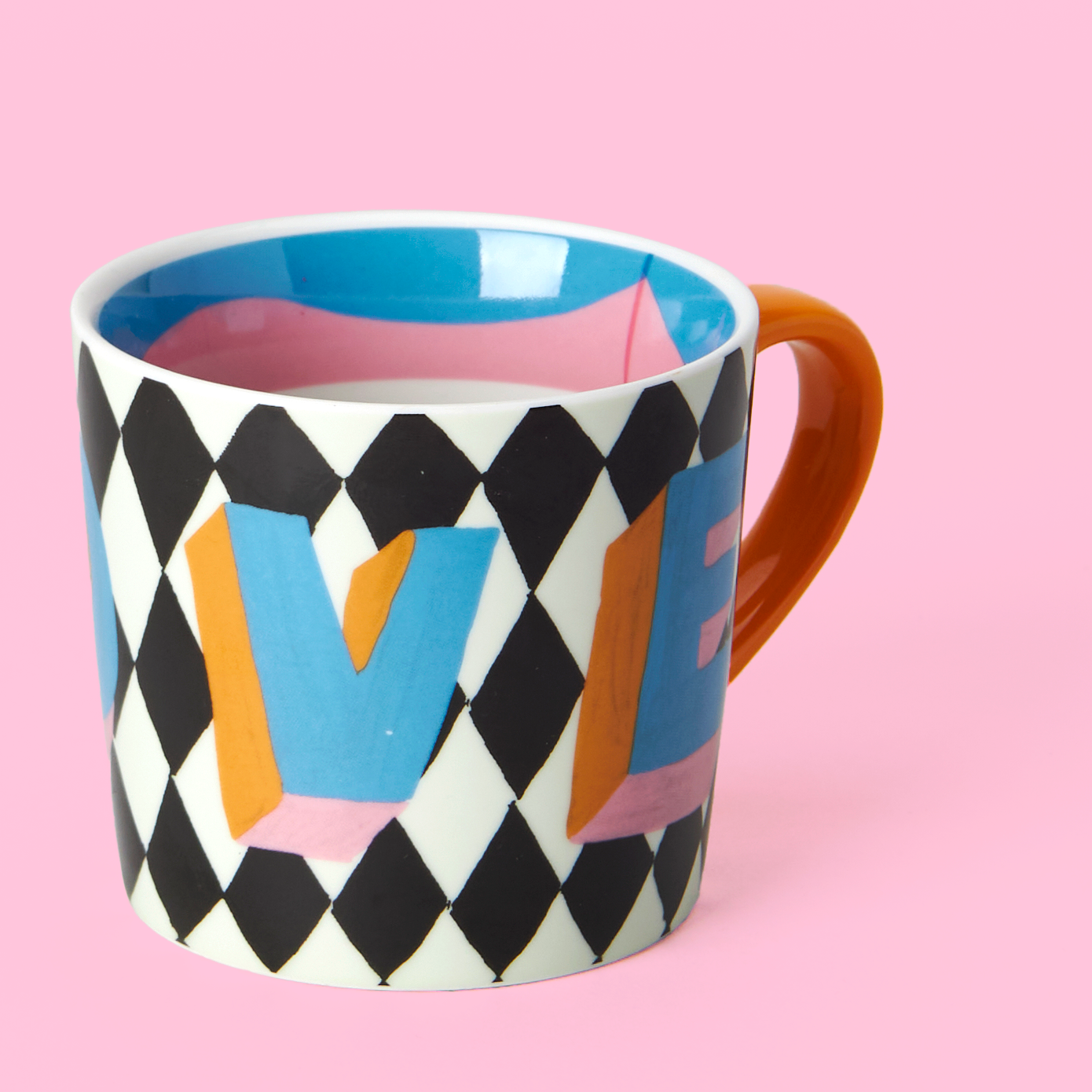 Eleanor Bowmer - Vente Tasse à café - Mug Harlequin Amour1