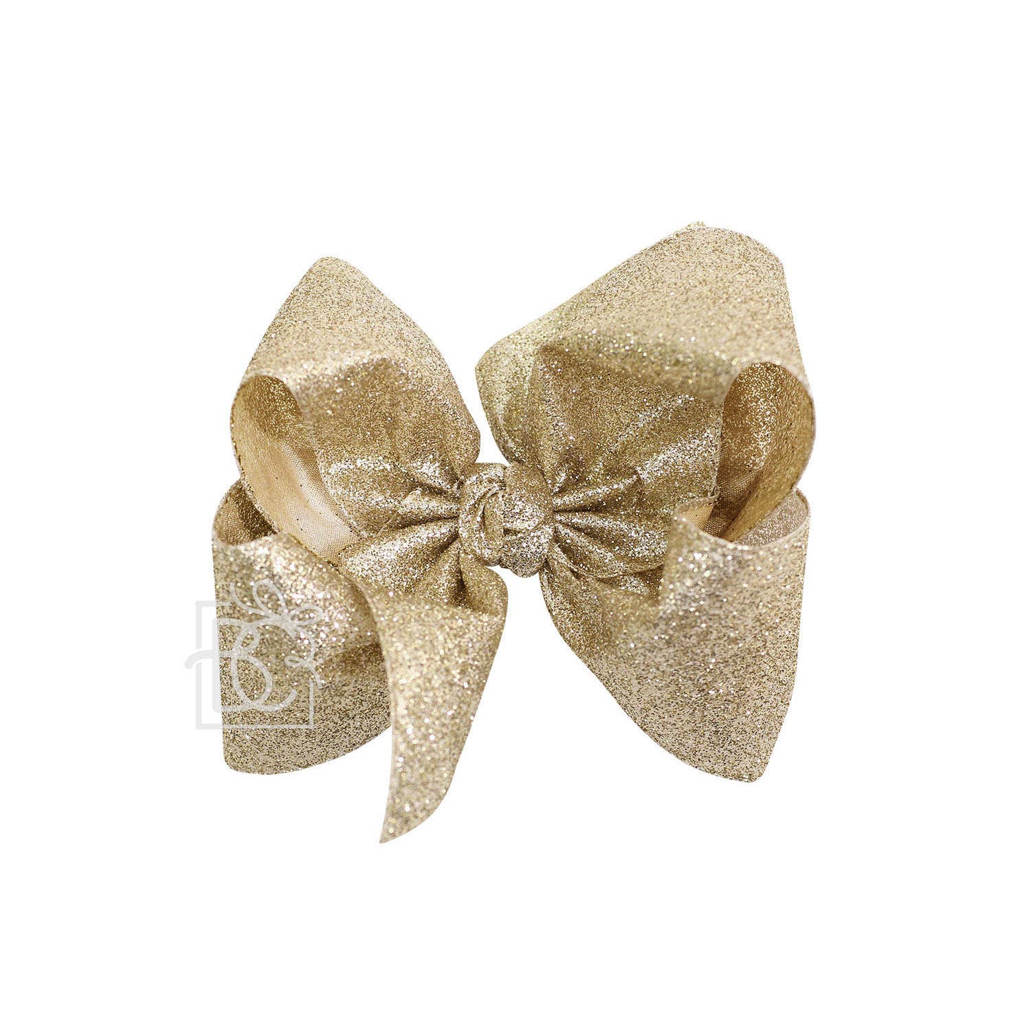 Beyond Creations, LLC - Wholesale Hair Bow - Kids - GLITTER METALLIC BOW ON CLIP69