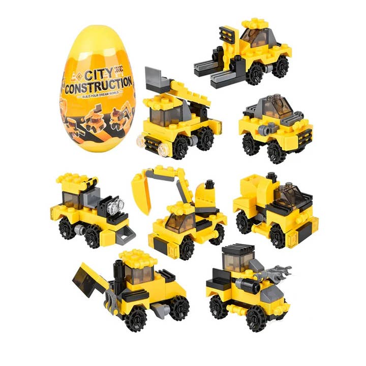 Construction Building Blocks Kids Toy- Assorted for wholesale by Happy PoP