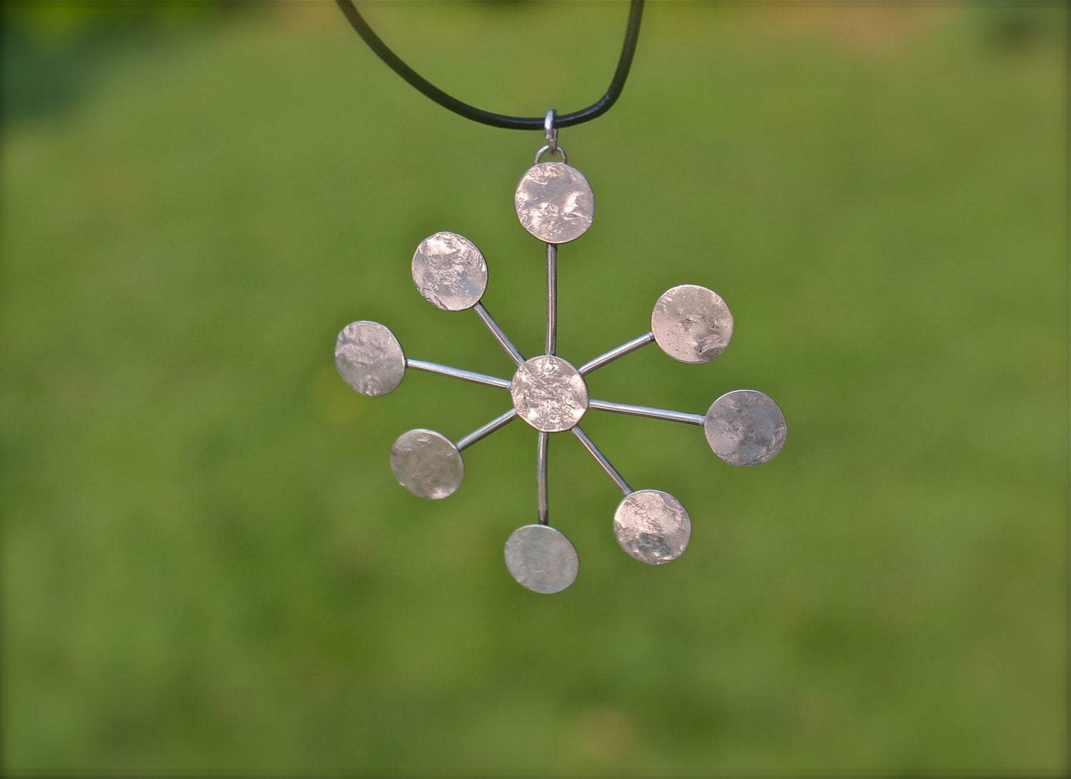 Kitty Stoykovich Designs - Wholesale Pendant/Charm Necklace - Silver Starburst Necklace1