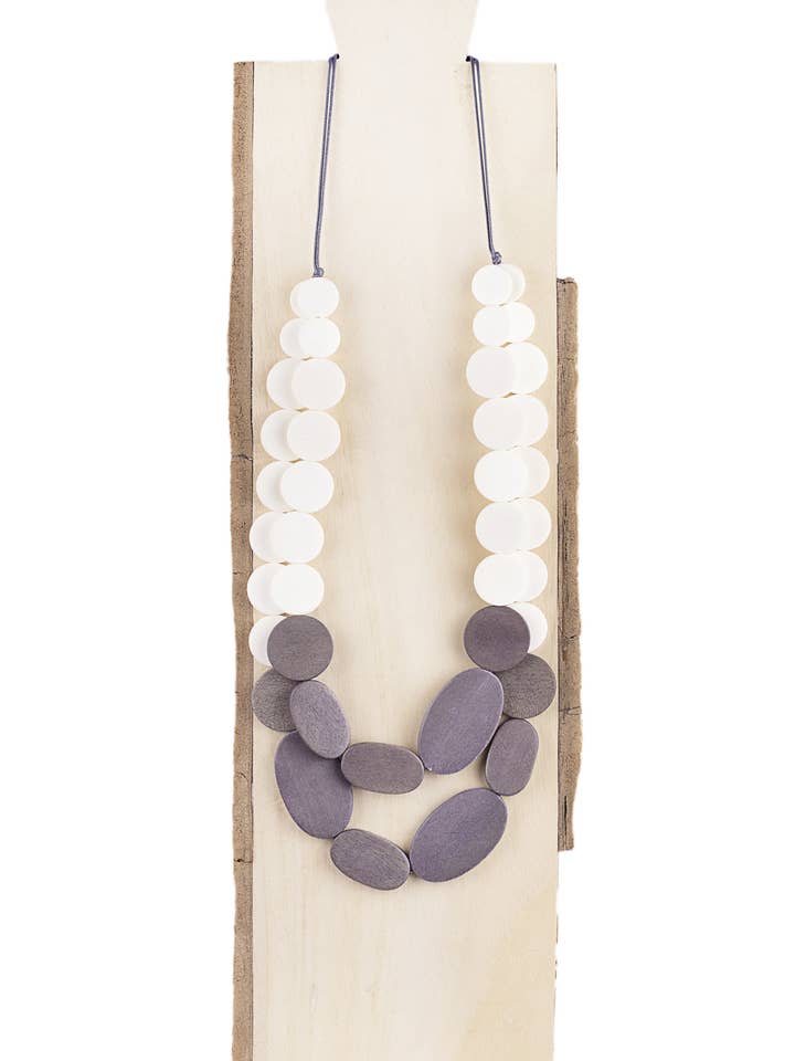 Double necklace for wholesale by NOA ECCO