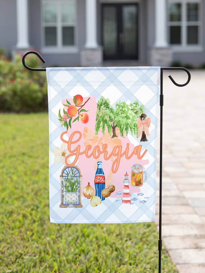 States Garden Flag - Georgia for wholesale by The Navy Knot