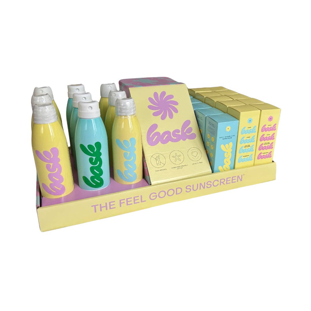 Bask Sunscreen - Wholesale Sunscreen - Bask Full Product Line + Free Display & Free Testers